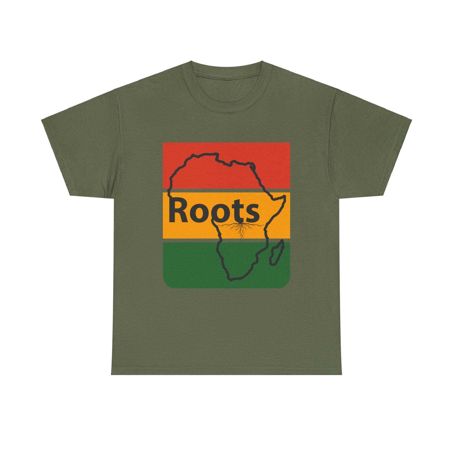 African Roots Unisex Heavy Cotton Tee T-shirt