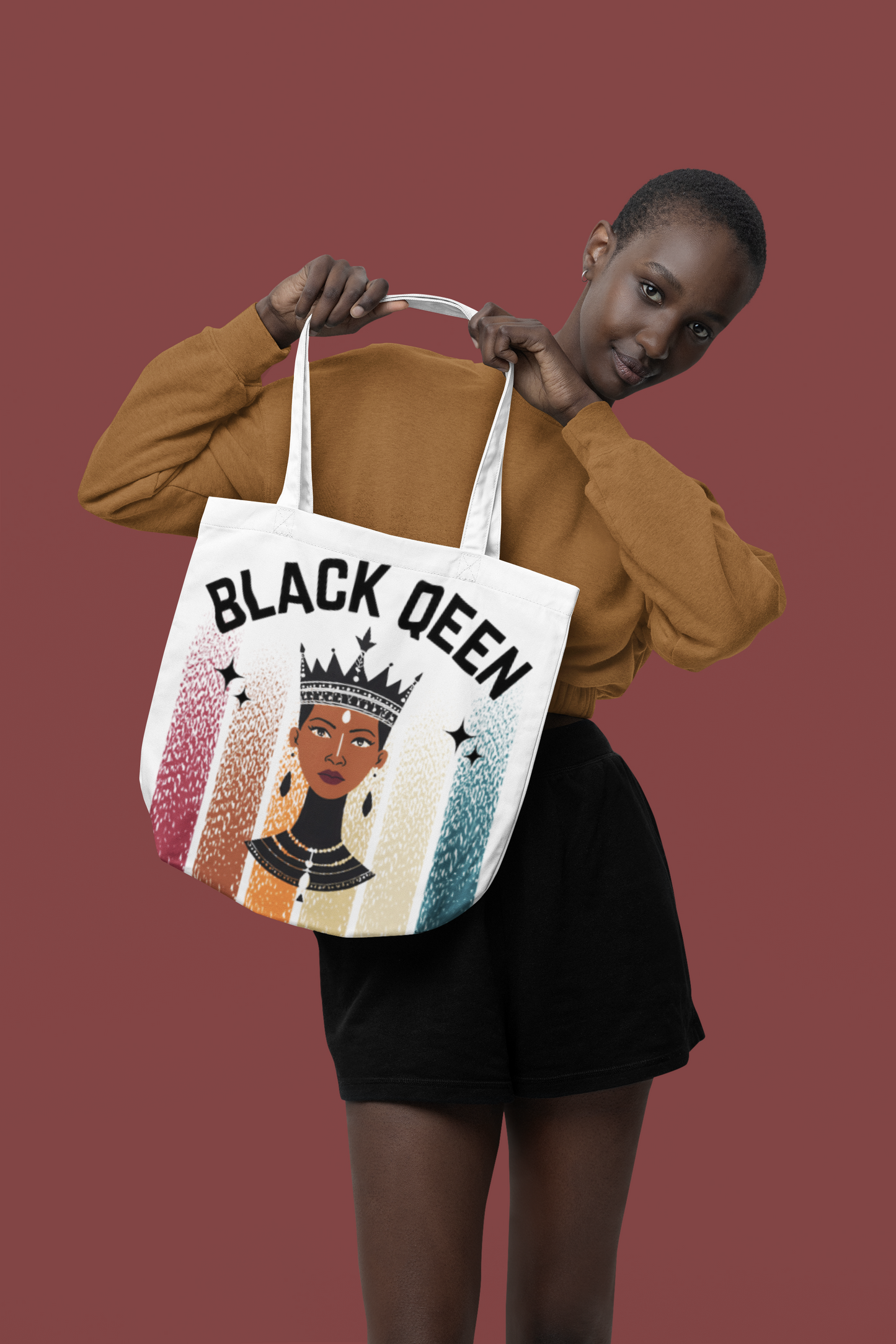 Black Queen Tote Bag