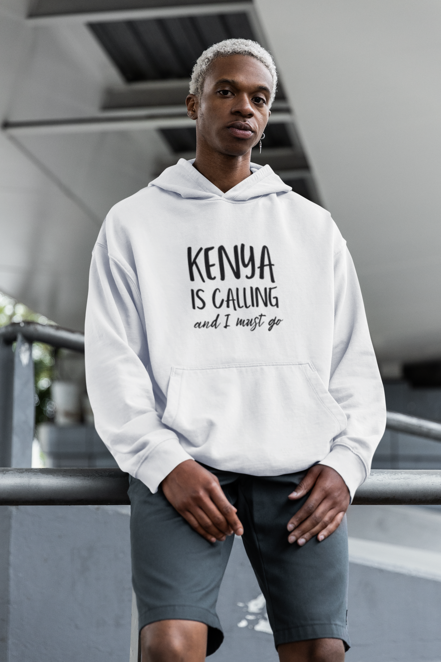 Kenya is calling and i must go Hooded Sweatshirt