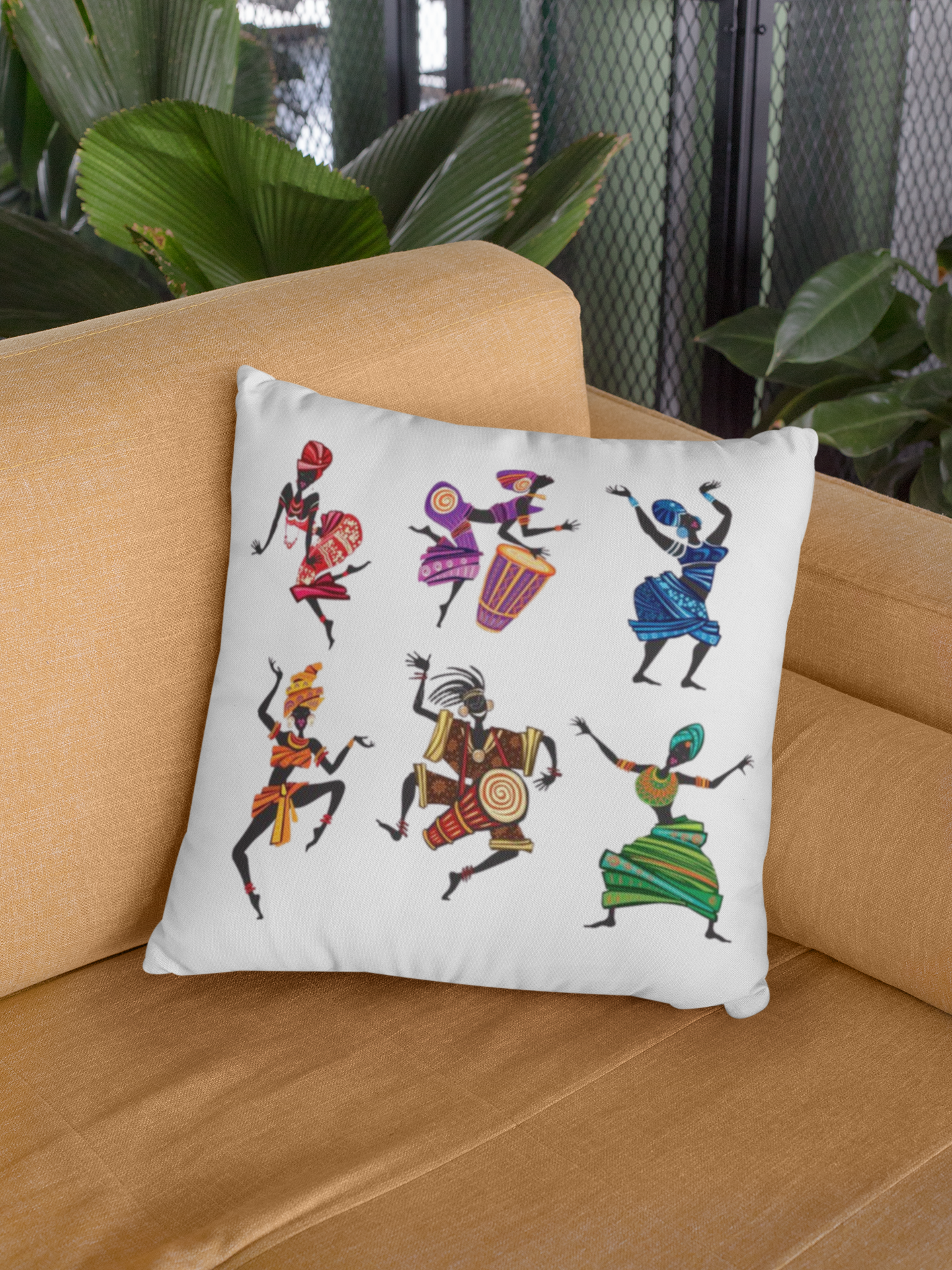 Spun Polyester Square Pillow