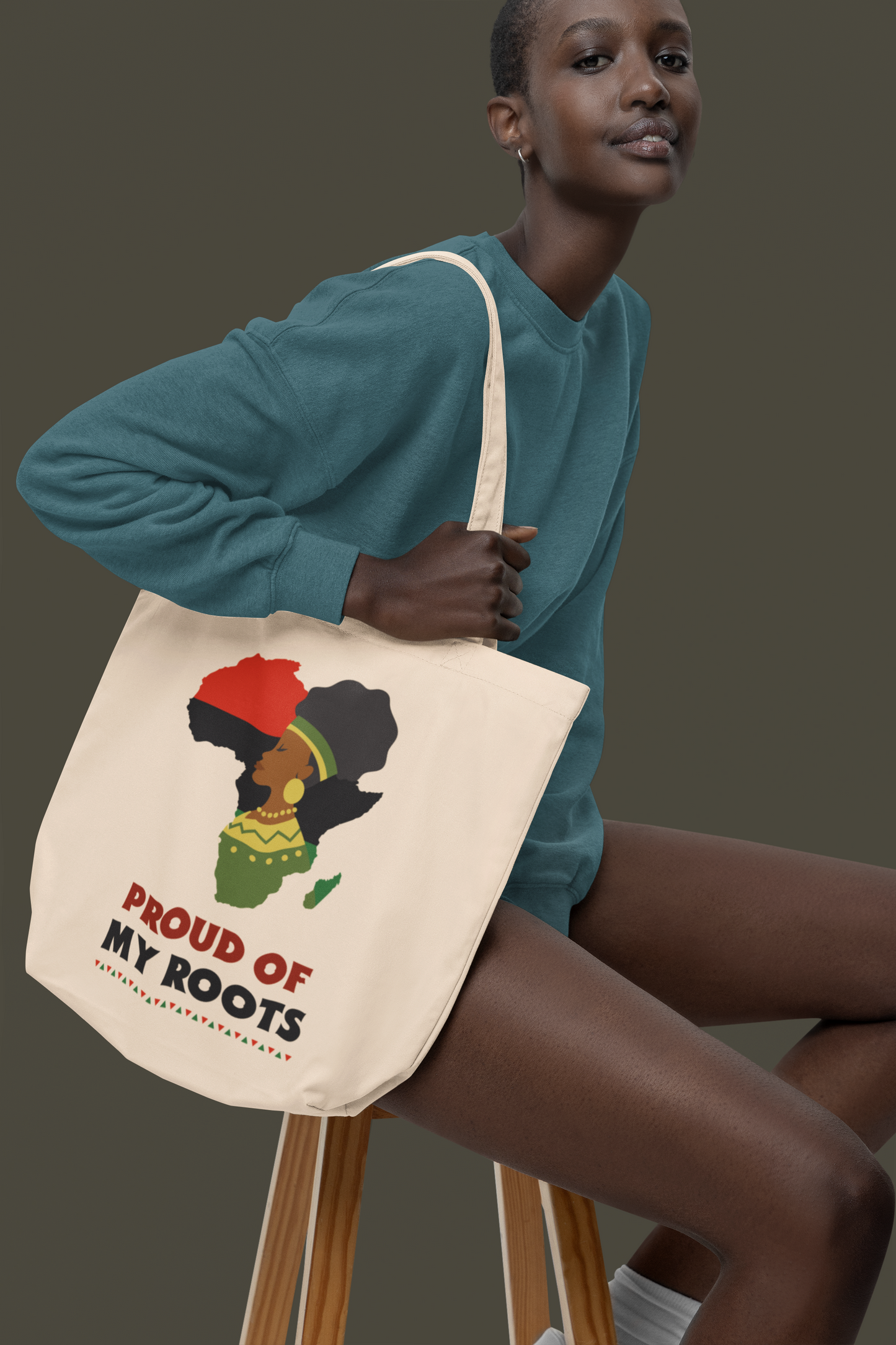 Proud of My Roots Tote Bag