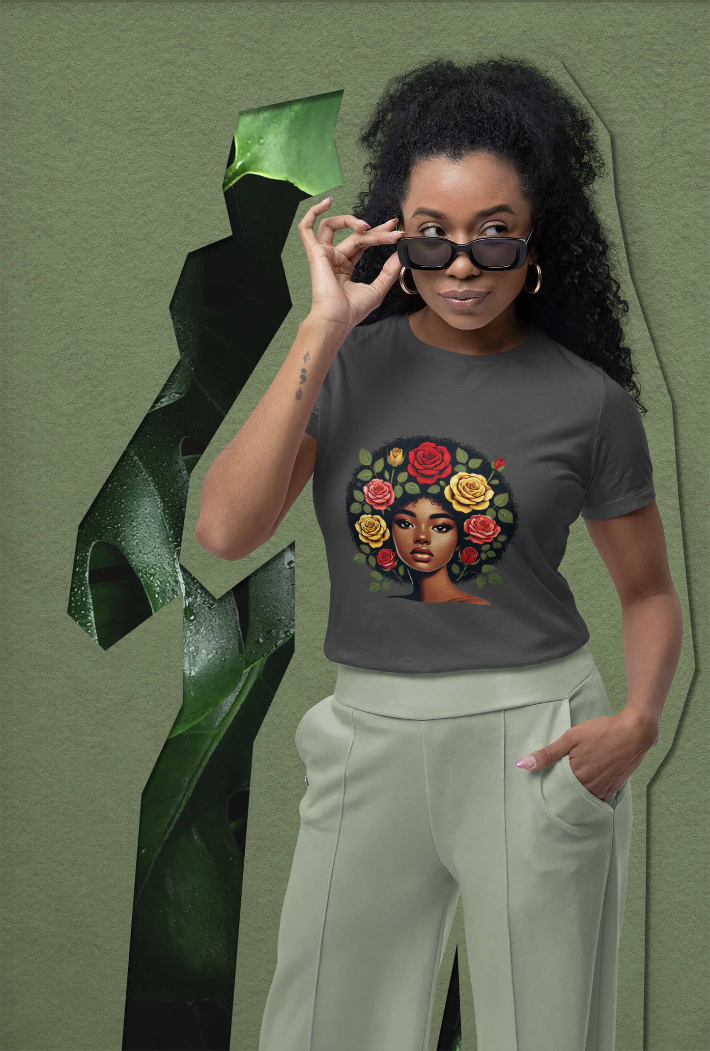 Afro Women Shirt, Afro Girl, Black Girl Shirt, Black Girl Gifts, Black Girl Magic, Gift for Woman, Black Woman Shirt, Gift for Her