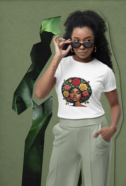 Afro Women Shirt, Afro Girl, Black Girl Shirt, Black Girl Gifts, Black Girl Magic, Gift for Woman, Black Woman Shirt, Gift for Her