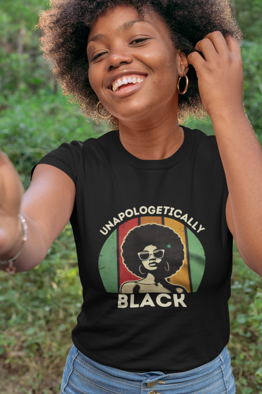 Unapologetically black Unisex T-shirt