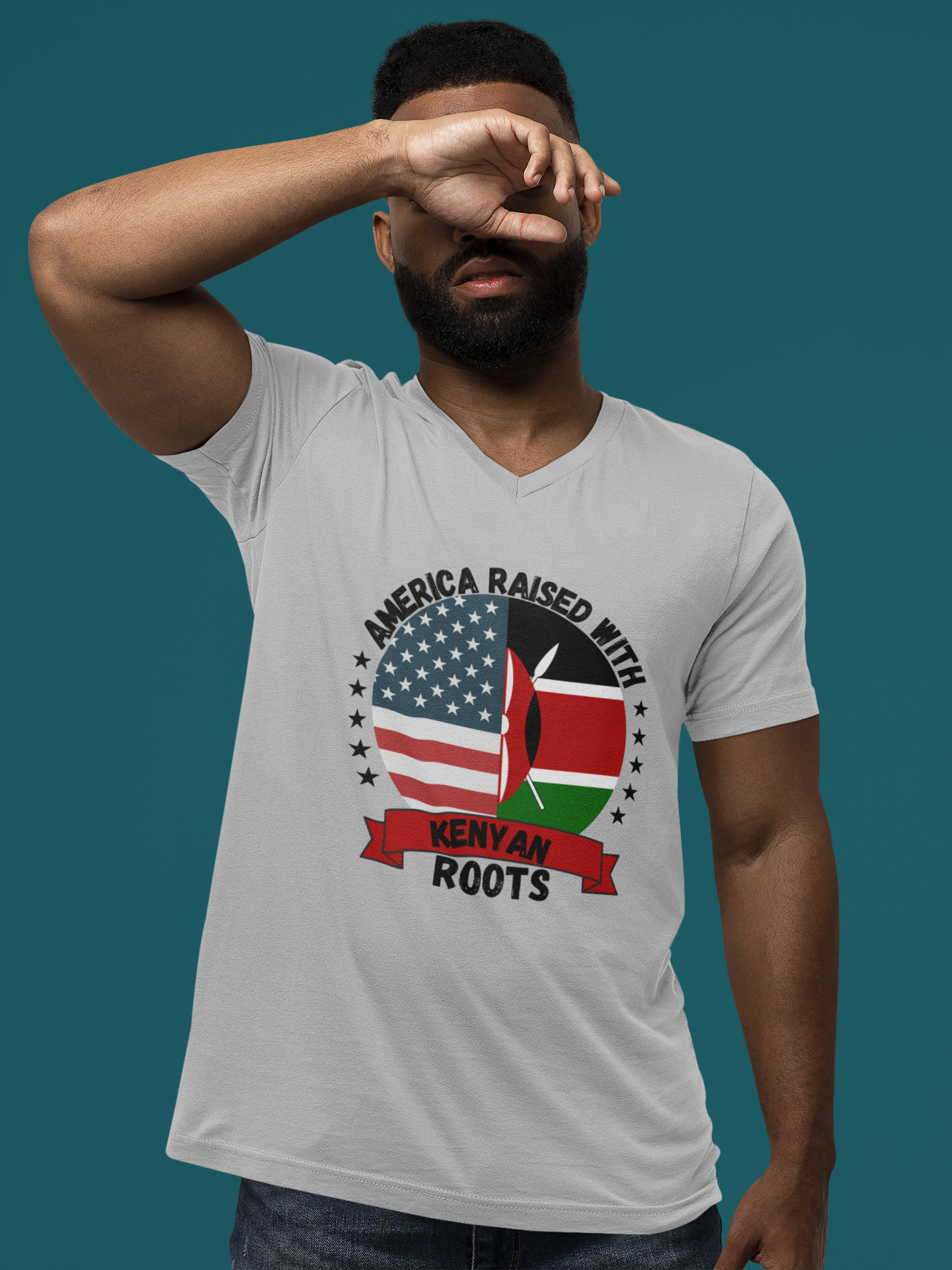 America raised with Kenyan Roots T-shirt