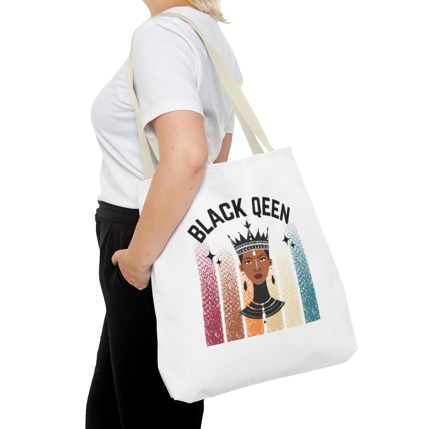 Black Queen Tote Bag