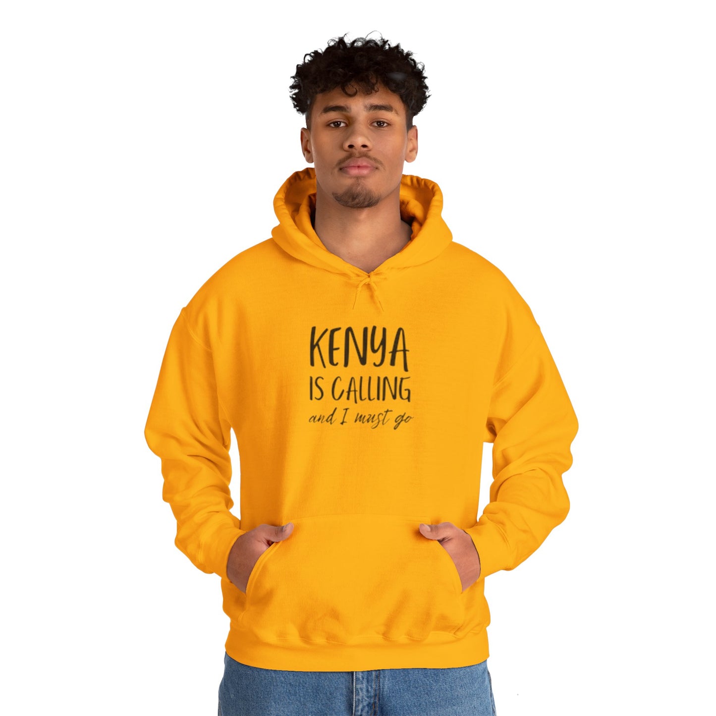 Kenya is calling and i must go Hooded Sweatshirt